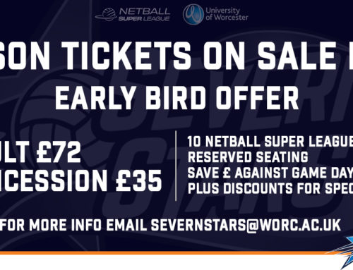 Severn Stars Supporting Fans for the 2023 Netball Super League Season
