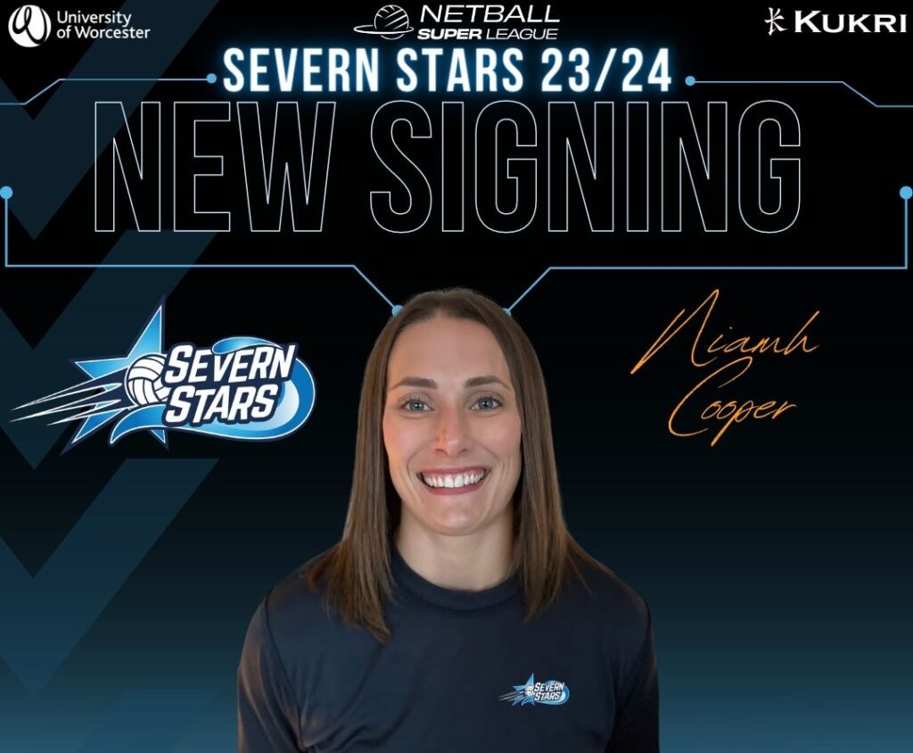 Niamh Cooper Midcourt Severn Stars Netball Team